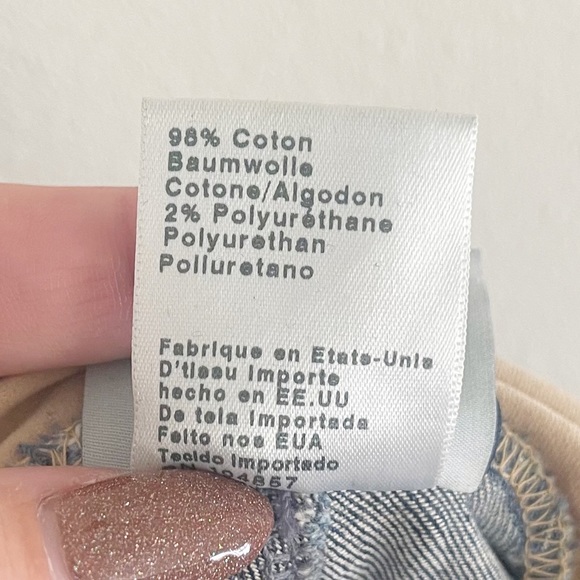 AG Adriano Goldschmeid Denim Distressed Maternity Jeans Size 25 - Picture 5 of 6